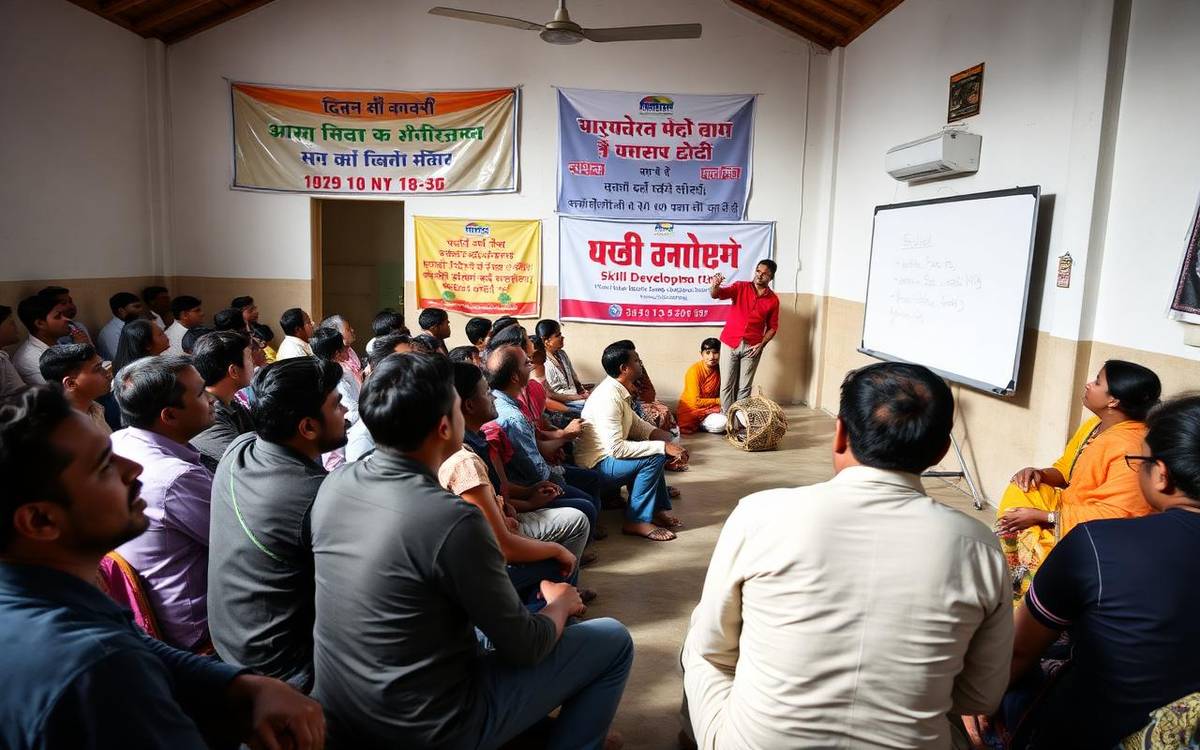 Skill development training program in rural India